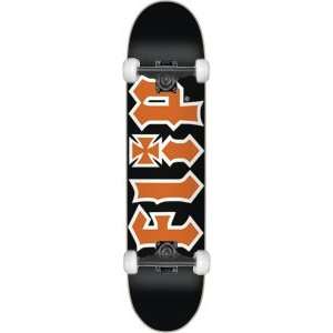  Flip HKD Black/Org Complete Skateboard   8.0 w/Mini Logo 