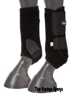 Tough 1 Extreme Vented Sport Boots (Fronts) Black Mediums  