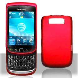 Premium BlackBerry Torch 9800 Red Rubberized Case  