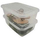 Stackable Shoe Boxes Shoe Organizers Plastic Storage Containers 