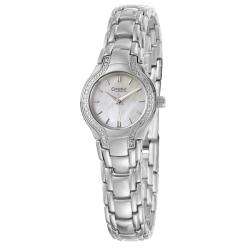 Caravelle by Bulova Womens Diamond Stainless Steel Quartz Watch 