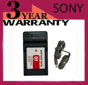 New Battery & Charger For Sony Camera NP BG1 NPBG1  