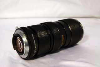 Nikon Vivitar 75 205mm f3.8 lens AI manual focus zoom FE FM FM2n close 