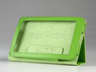 For Kindle Fire Leather Case with Stand/Car Charger/USB/Stylus 