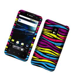 LG G2X/ Optimus 2X Rainbow Zebra Protector Case  