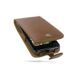  PDair Leather Case for HTC HD7 T9292   Flip Type (Brown 