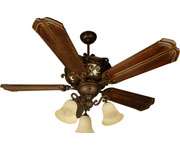   TO52PR Toscana Peruvian 56 Ceiling Fan w/ LK50CFL PR LT & B556C CH10