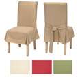 Classic Cotton Duck Dining Chair Slipcover (Set of 2)