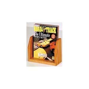  Wooden Mallet Countertop Magazine Display with 1 Pocket 