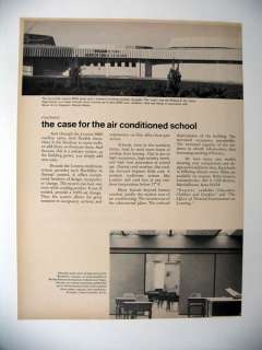 Lennox Air Conditioning AC Systems for School Use 1969 print Ad 
