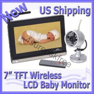 LCD 2.4G Wifi Camera Baby Monitor Security Video  