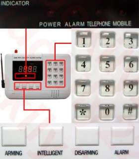99 zone Wireless GSM/PNTS/SMS/Call Autodial Voice Home Security Alarm 