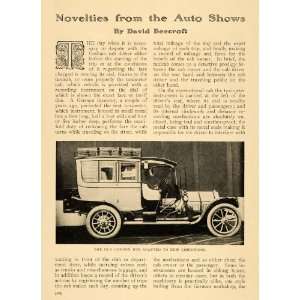 1908 Article Auto Show Antique Novelty Cars Motorcycles   Original 