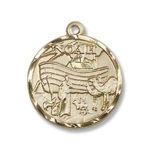  14kt Gold Noah Medal Jewelry