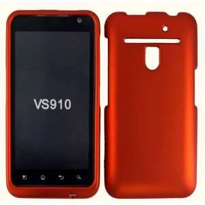 Orange Hard Case Cover for LG Revolution VS910 Cell 