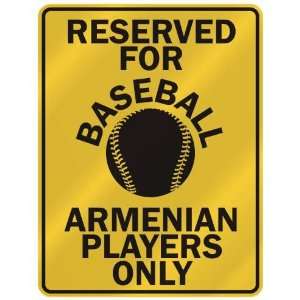   ARMENIAN PLAYERS ONLY  PARKING SIGN COUNTRY ARMENIA