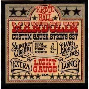  Ernie Ball Mandolin Light, .009   .034, 2323 Musical 