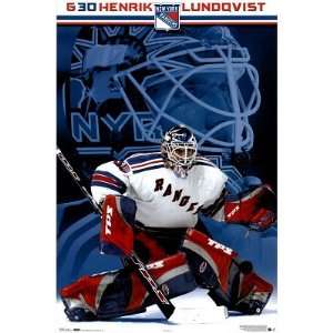  New York Rangers (Henrik Lundqvist) Sports Poster Print 