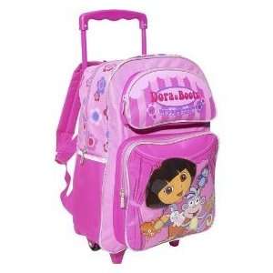 Nick Jr. Dora The Explorer Rolling Backpack   Dora & Boots 
