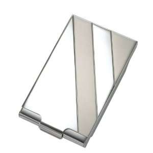  Business Card Holder   Two Tone Silver   Free Personal 