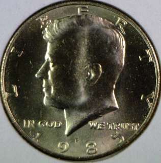 1985 P John F. Kennedy JFK Half Dollar From Fresh MINT Set  