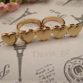 Fashion 5 PCS Love double refers to ring size 6.75 8  