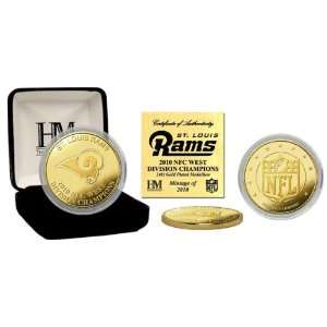  St. Louis Rams 2010 NFC West Division Champions 24KT Gold 