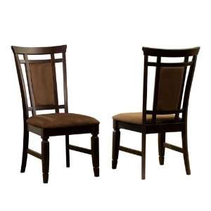   Espresso Dining Side Chair, 18 5/8 Seat Height