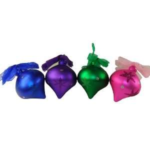  Club Pack of 144 Colorful Onion Shaped Shatterproof 