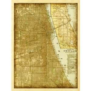  Map of Chicago by Leftbank Art