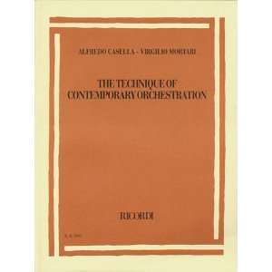 Casella/Virgilio Mortari   The Technique of Contemporary Orchestration 