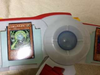Yu Gi Oh Academy Duel Disk Osiris Red Launcher JUNK with used cards 