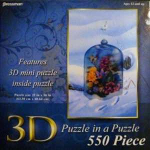  3D Puzzle in a Puzzle Flower Jar Toys & Games