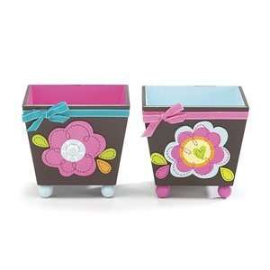  Doodle Stitches Wooden Planters Jazz up Your Plants Or 