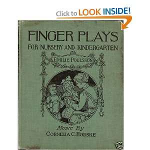   Plays For Nursery and Kindergarten Emilie POULSSON  Books