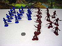 24 Pieces Mexican and Texans Toy Soldiers  