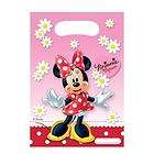 Minnie Mouse Red Polka Dot Party Loot Bags x 6