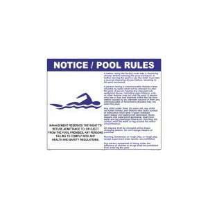  Utah Pool Rules Sign 3032Wa3024E