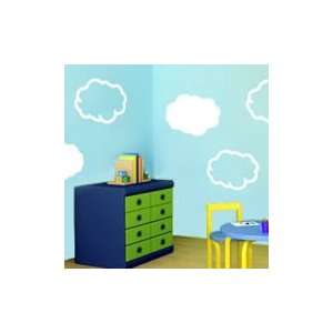  SALE Cloudy Clouds wall stickers (set of 12)