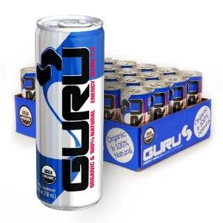  GURU Lite, 100% Natural Low Cal Energy Drink, 8.3 Fluid 