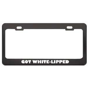 Got White Lipped Peccary? Animals Pets Black Metal License Plate Frame 