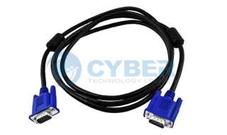 6FT SVGA VGA Monitor M/M Male To Male Extension Cable 6  