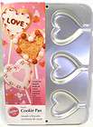 Wilton Heart Cookie Pop Pan with recipe   candy mold suckers BRAND NEW 