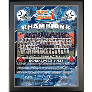  Healy Indianapolis Colts Super Bowl Xli 13X16 Team Picture 
