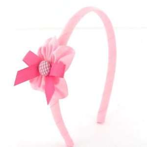   Flower with Ribbon Bow Headband/ Alice Band / Handmade (6207 2) Toys