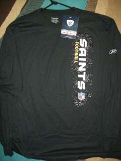 New Orleans Saints Authentic OnField Player Sideline NFL Long Sleeve T 