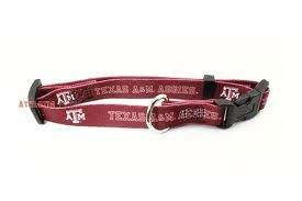 Texas A&M Aggie Licensed Dog collars & lead (all sizes)  