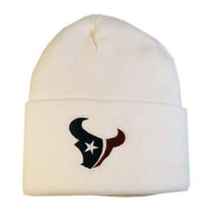 NFL Cuff Beanie Houston Texans   White