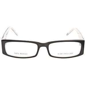 Kam Dhillon 3017 Black Oyster Eyeglasses Health 