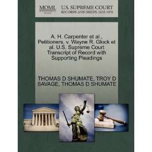   Record with Supporting Pleadings (9781270461760) THOMAS D SHUMATE